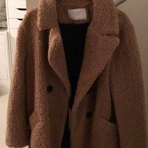 Zara fuzzy woman coat NWT with tags